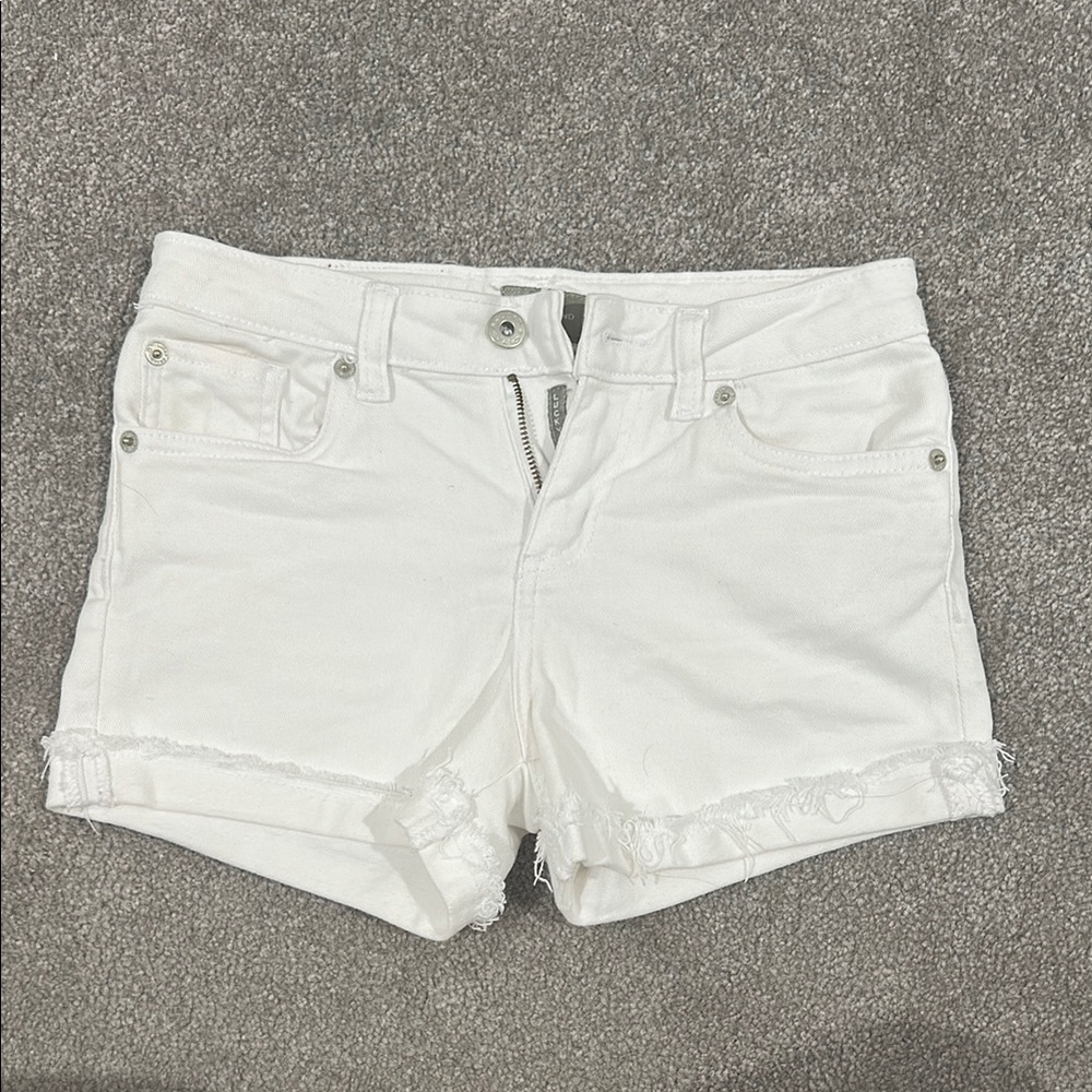 Lucky Brand White Classic Cotton Shorts